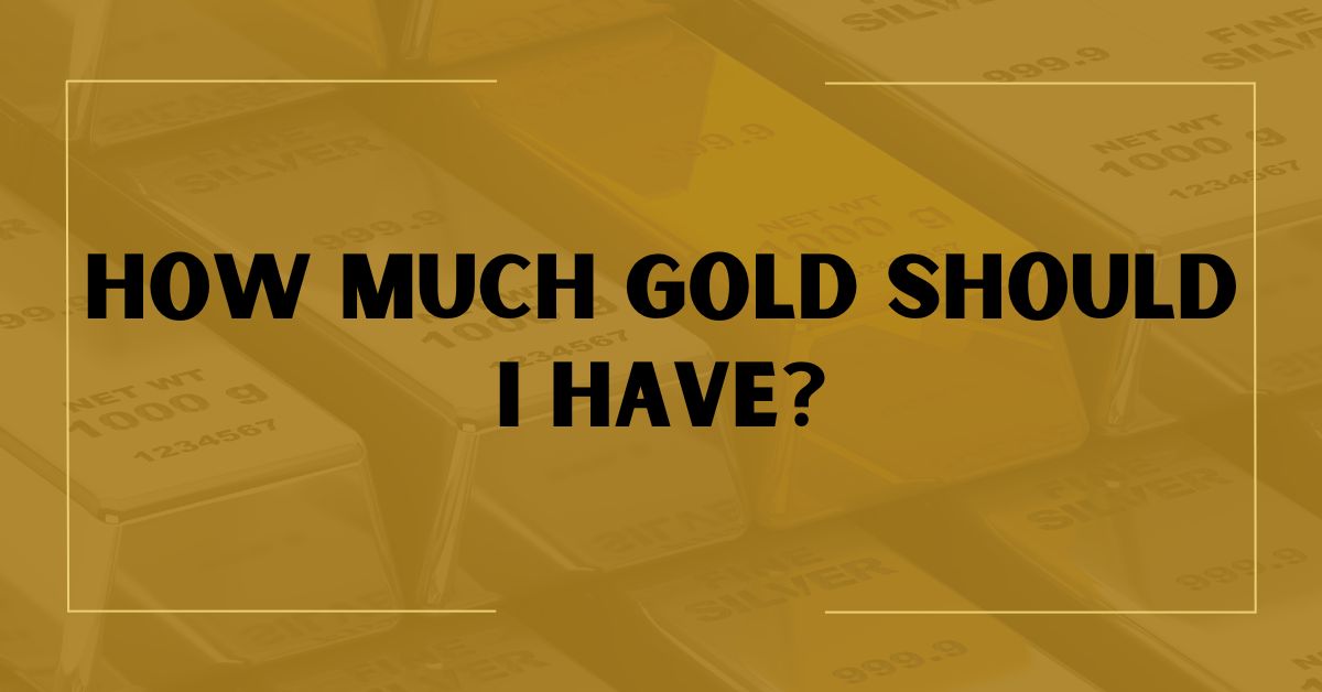 How Much Gold Should I Have? Publish What You Pay
